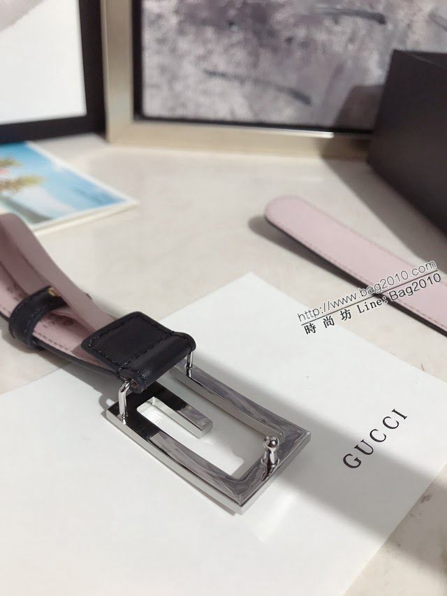 Gucci經典皮帶 古奇方扣牛皮腰帶  jjp2043
